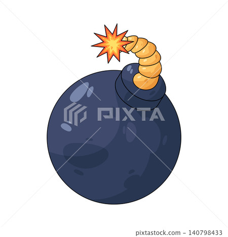 Illustration of toy bomb 140798433