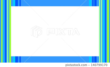 Frame, striped pattern, white space, light blue Frame, striped pattern, white space, light blue 140799170