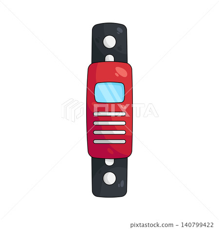 Illustration of red led strip light Illustration of red led strip light 140799422