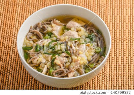 Meat broth soba Meat broth soba 140799522