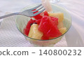 A platter of fresh and delicious fruit that I had for dessert at an Italian restaurant. 140800232