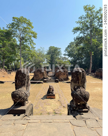 Preah Ko Temple, part of the Roluos Archaeological Park, a UNESCO World Heritage Site, photographed in January 2026. Preah Ko Temple, part of the Roluos Archaeological Park, a UNESCO World Heritage Site, photographed in January 2026. 140800293