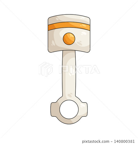 Illustration of piston Illustration of piston 140800381