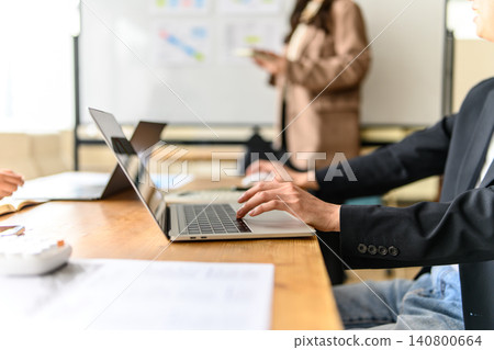 Business people having a meeting in a conference room Business people having a meeting in a conference room 140800664