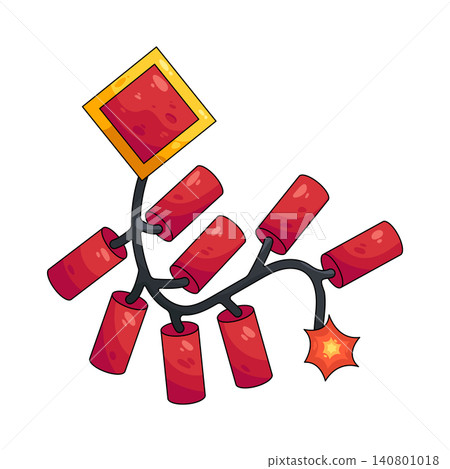 Illustration of firecracker  140801018