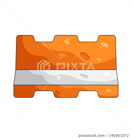 Illustration of barrier Illustration of barrier 140801072