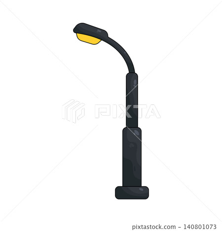 Illustration of street light Illustration of street light 140801073