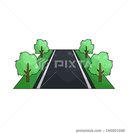 Illustration of road Illustration of road 140801080