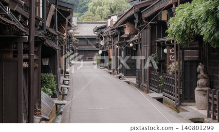 飛Tak高山的老城鎮景觀 飛Tak高山的老城鎮景觀 140801299