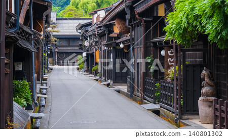 飛Tak高山的老城鎮景觀 140801302