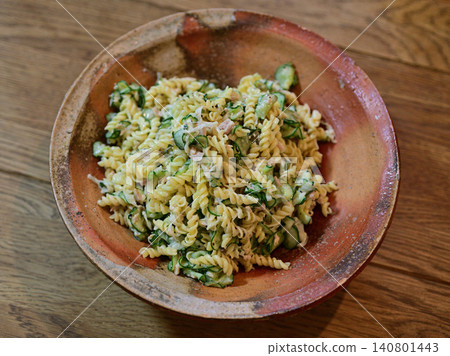 Close-up of macaroni salad 140801443