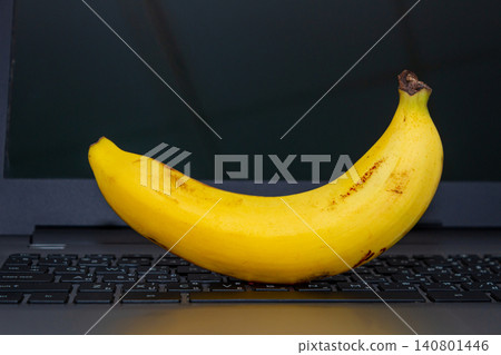 Banana as a healthy office snack supporting energy focus productivity and balanced workplace routine Banana as a healthy office snack supporting energy focus productivity and balanced workplace routine 140801446