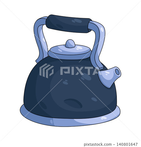 Illustration of teapot Illustration of teapot 140801647