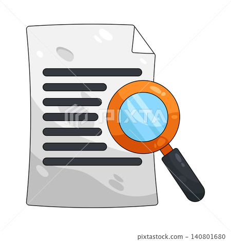 Illustration of exam paper check Illustration of exam paper check 140801680