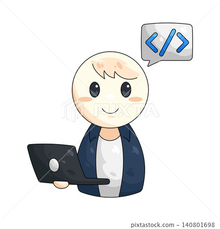 Illustration of developer Illustration of developer 140801698