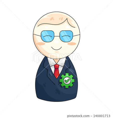 Illustration of consultant Illustration of consultant 140801713