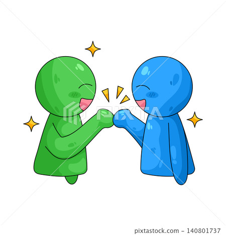 Illustration of friendship Illustration of friendship 140801737
