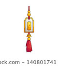 Illustration of Chinese lucky charm 140801741