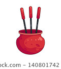 Illustration of Incense  140801742