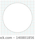 A perfectly circular frame with a gray and blue checkered pattern in the background. 140801856