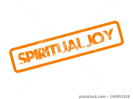 Spiritual joy stamp symbolizing inner happiness enlightenment and profound emotional well being Spiritual joy stamp symbolizing inner happiness enlightenment and profound emotional well being 140801916