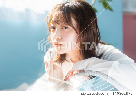 年輕的女士的肖像 140801973