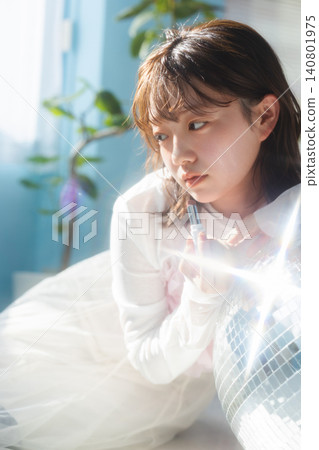 年輕的女士的肖像 140801975