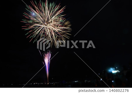 Miyuki Beach Fireworks Festival, blooming over the sea 140802276