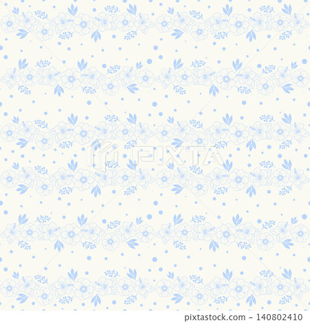 Elegant Botanical Stripe Background Elegant Botanical Stripe Background 140802410