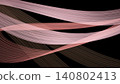 Geometric line art resembling flowing pink bands of light. 140802413