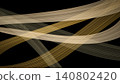 Geometric line art resembling flowing golden bands of light. 140802420
