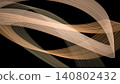 Geometric line art resembling flowing golden streaks of light. 140802432