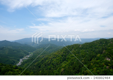 View from the approach to Horaiji Temple in Shinshiro City, Aichi Prefecture, Part 6, June 2025 View from the approach to Horaiji Temple in Shinshiro City, Aichi Prefecture, Part 6, June 2025 140802464