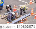 Road excavation, sewer laying and repair work, earth retention, sheet piles, lifelines, resin pipes, reinforced plastic pipes, FRPM pipes, PVC pipes 140802671