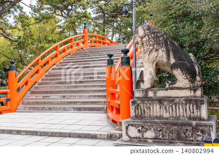 大阪市住吉區住吉大社:拱橋(太鼓橋)、航海之神、港口之神 大阪市住吉區住吉大社:拱橋(太鼓橋)、航海之神、港口之神 140802994