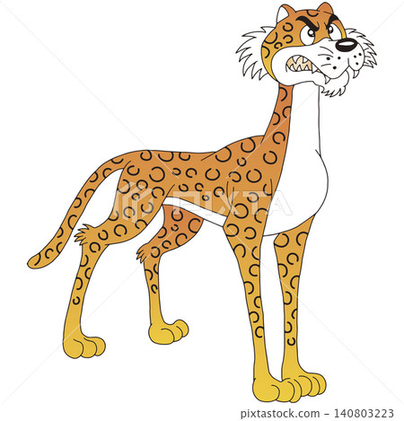 手繪動物插畫 ☆ 豹子 手繪動物插畫 ☆ 豹子 140803223
