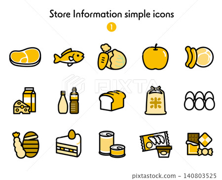 Simple Icon Collection Store Guide Simple Icon Collection Store Guide 140803525