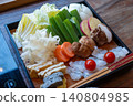 Hot pot I ate at the inn 140804985
