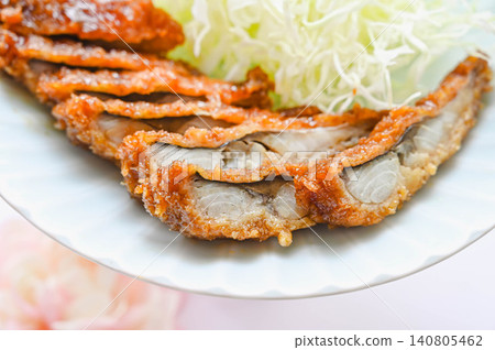 Mackerel cutlet with sweet and spicy sauce Mackerel cutlet with sweet and spicy sauce 140805462