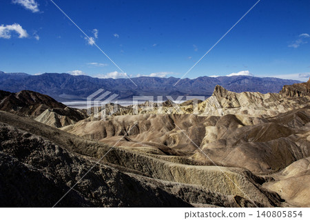Beautiful View of Death Valley's Vast Desert and Mountains Beautiful View of Death Valley's Vast Desert and Mountains 140805854