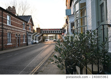 Retro townscape Retro townscape 140805961