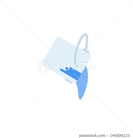Paint bucket icon for fill color feature in application. Pouring paint symbol for image editor or graphic design software interface. Icon design flat style Paint bucket icon for fill color feature in application. Pouring paint symbol for image editor or graphic design software interface. Icon design flat style 140806223