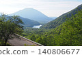 Morning in Oku-Nikko: Lake Yunoko and Mount Nantai 140806677