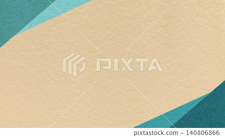 Light cream paper texture background with emerald, teal geometric corners gradient layers, copy space for banner presentation Light cream paper texture background with emerald, teal geometric corners gradient layers, copy space for banner presentation 140806866