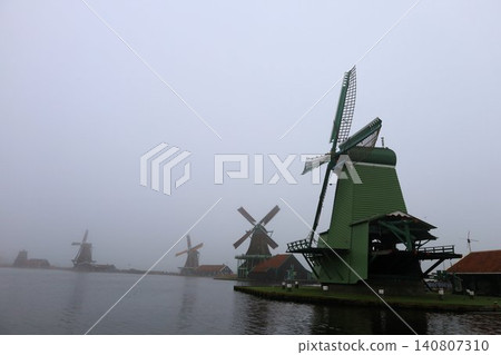 Zaanse Schans Windmill Village [Amsterdam, Netherlands] 140807310