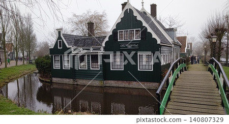 Zaanse Schans Windmill Village [Amsterdam, Netherlands] 140807329