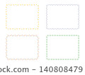 Tanabata line art simple frame set 140808479