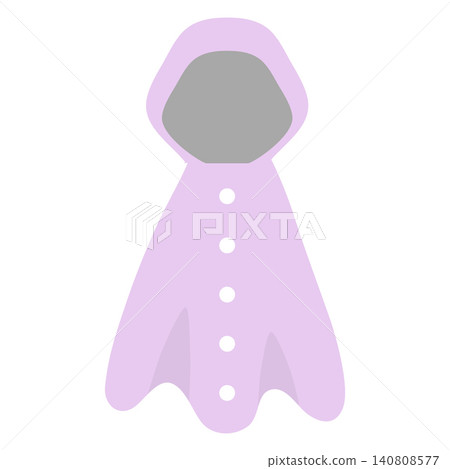 Pink poncho-style raincoat Pink poncho-style raincoat 140808577