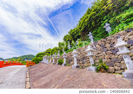 【宮崎縣】晴空下的宇都神社及其參道 【宮崎縣】晴空下的宇都神社及其參道 140808842