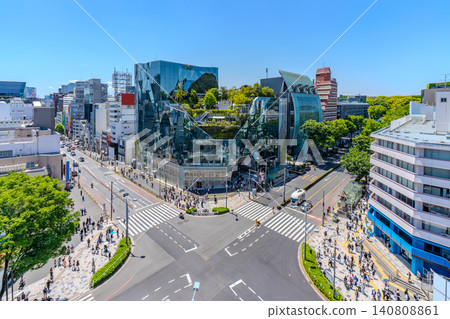 原宿和表參道街景 原宿和表參道街景 140808861